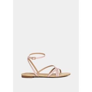 NEW SHU SHOP girl's dana mini sandals in light pink